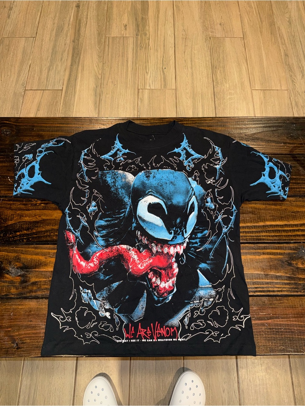Marvel Venom black graphic tee. Brand new men’s size medium